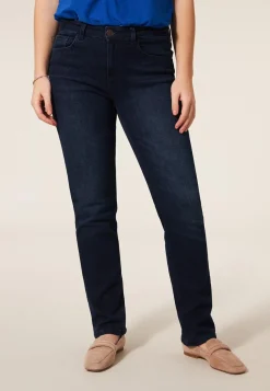 Hot Miss Etam Jeans straight fit blauw Dark denim