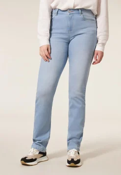 Hot Miss Etam Jeans straight fit blauw 36" Bleached