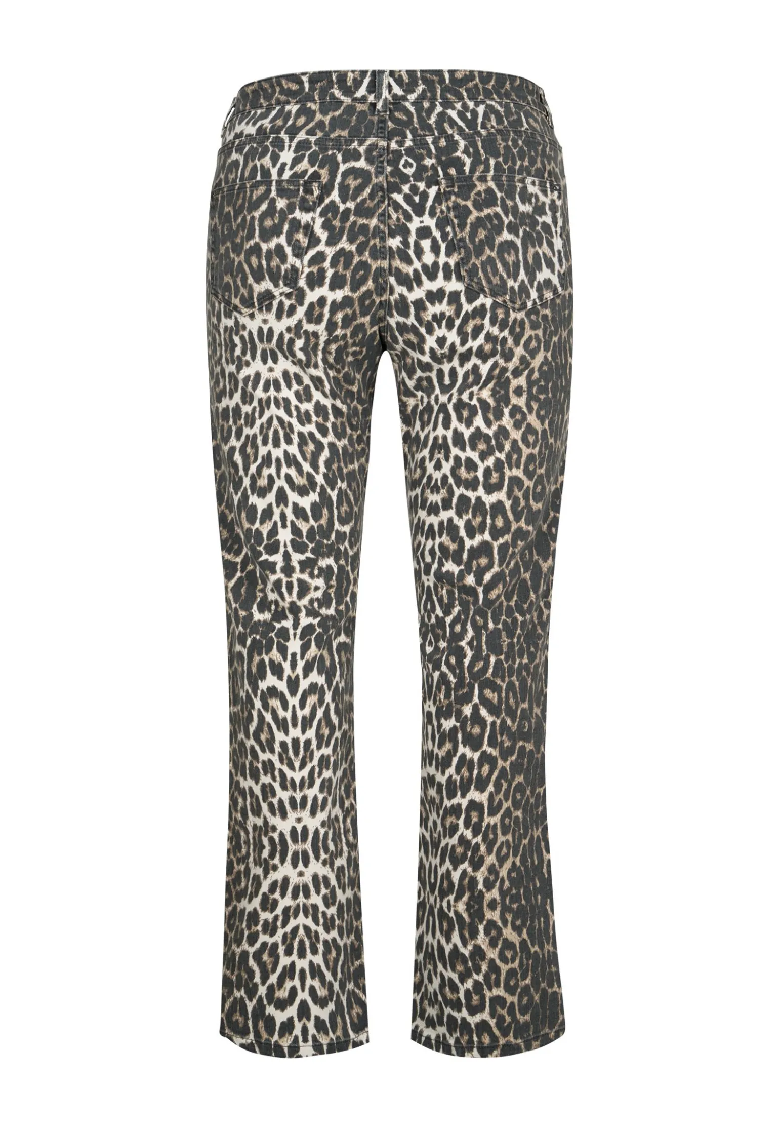 Clearance Miss Etam Jeans straight fit print bruin 32" Multi dark neutral