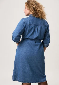 Clearance Miss Etam Jurk denim blauw Medium denim