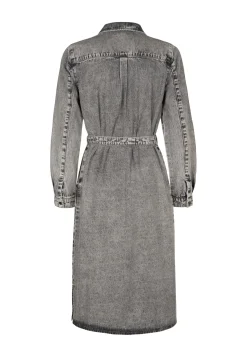 Discount Miss Etam Jurk denim Grijs