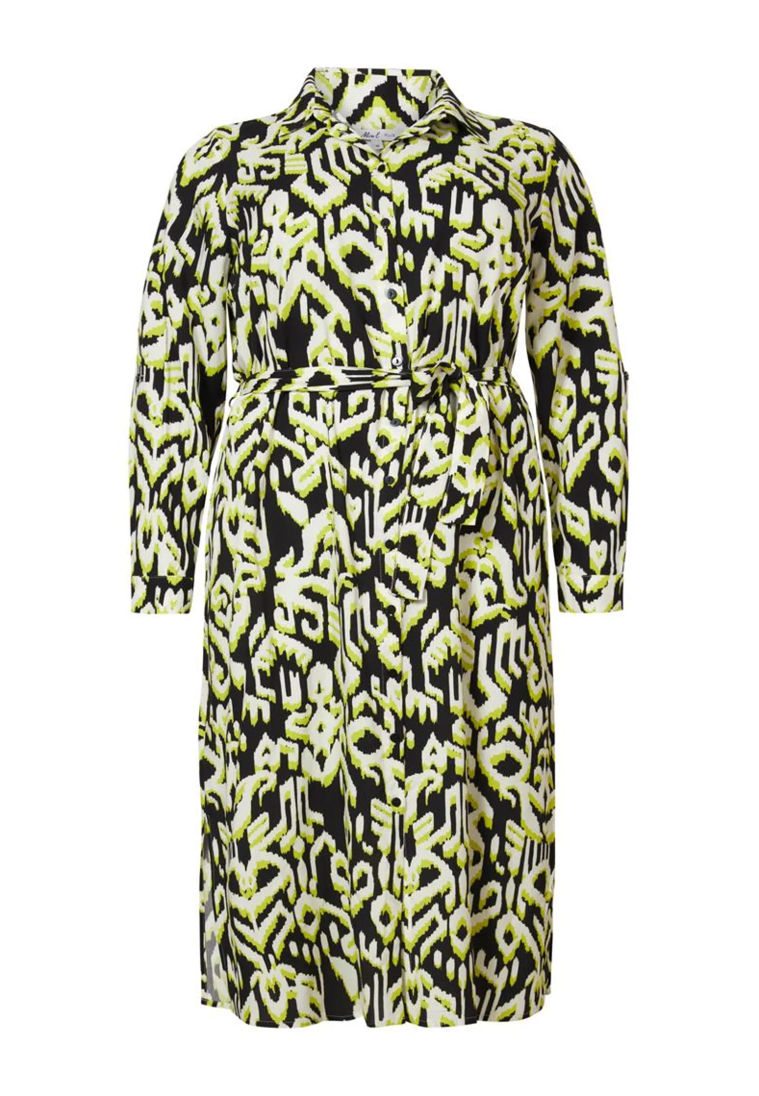 Online Miss Etam Jurk print groen Multi lime