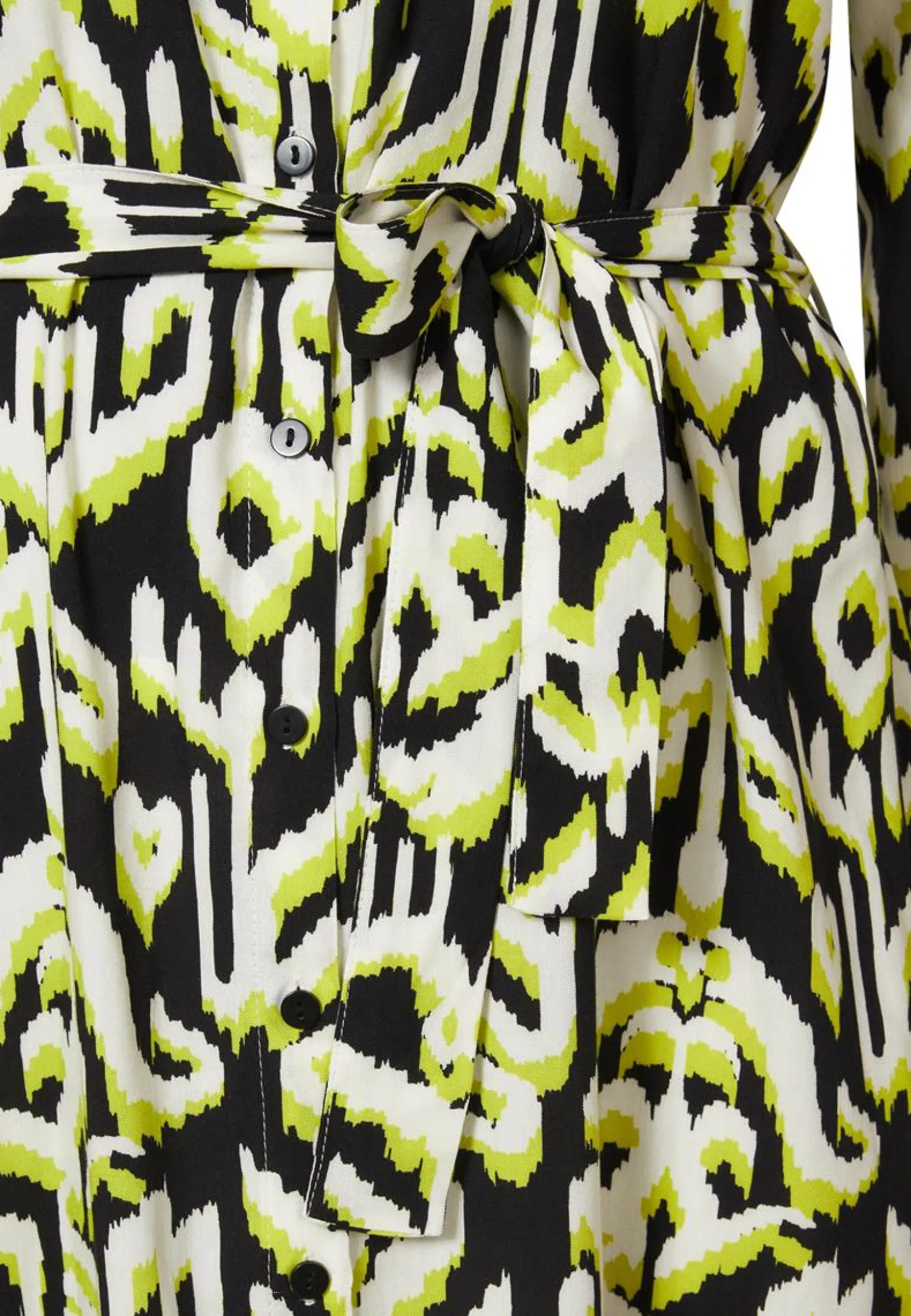 Online Miss Etam Jurk print groen Multi lime