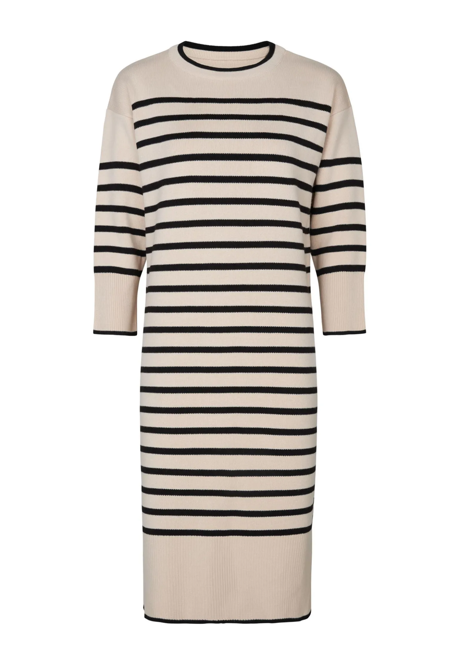 Clearance Miss Etam Jurk streep zwart Multi zwart