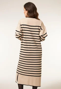 Clearance Miss Etam Jurk streep zwart Multi zwart