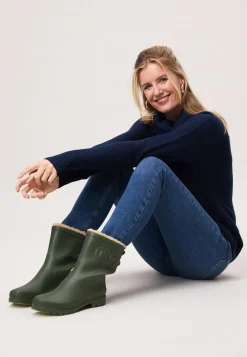 Discount Miss Etam Regenlaars groen Khaki