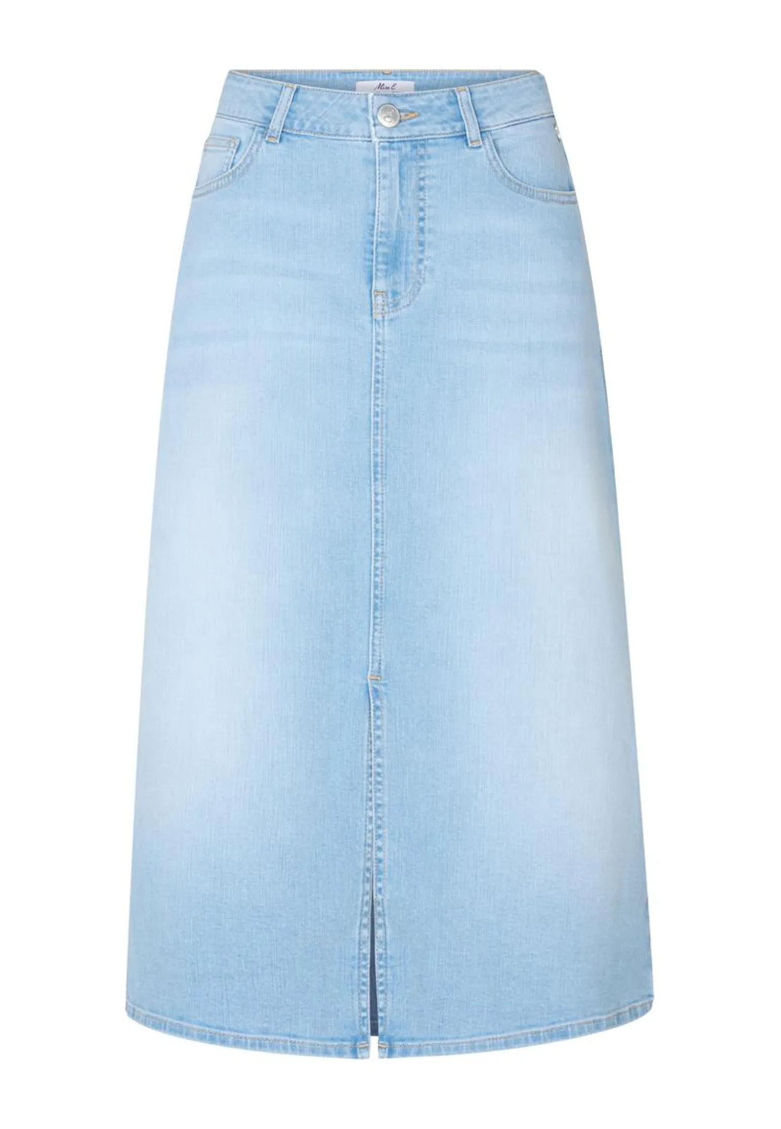 Online Miss Etam Rok denim blauw Bleached