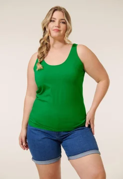 Outlet Miss Etam Singlet groen Jelly bean green