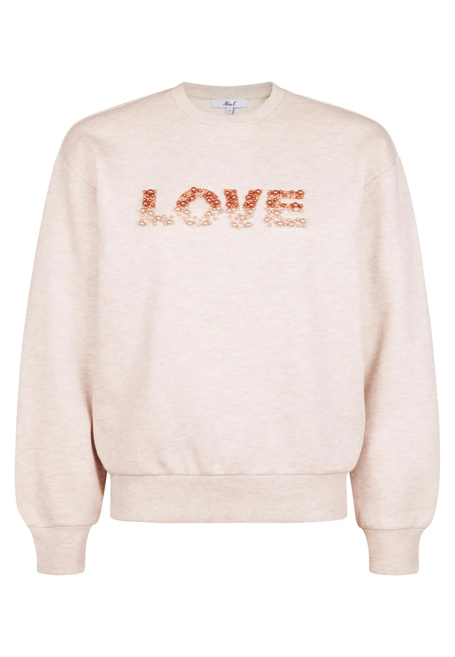 Online Miss Etam Sweater creme parel detail Light sand
