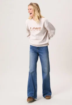 Online Miss Etam Sweater creme parel detail Light sand