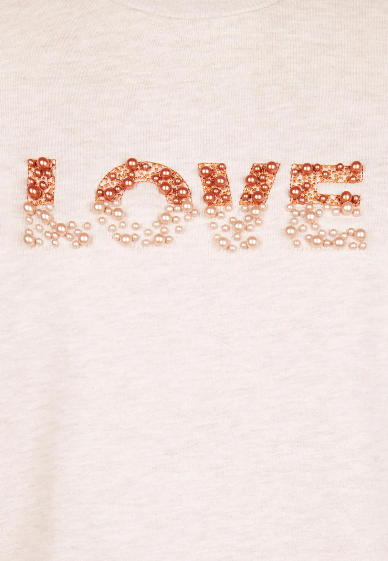 Online Miss Etam Sweater creme parel detail Light sand