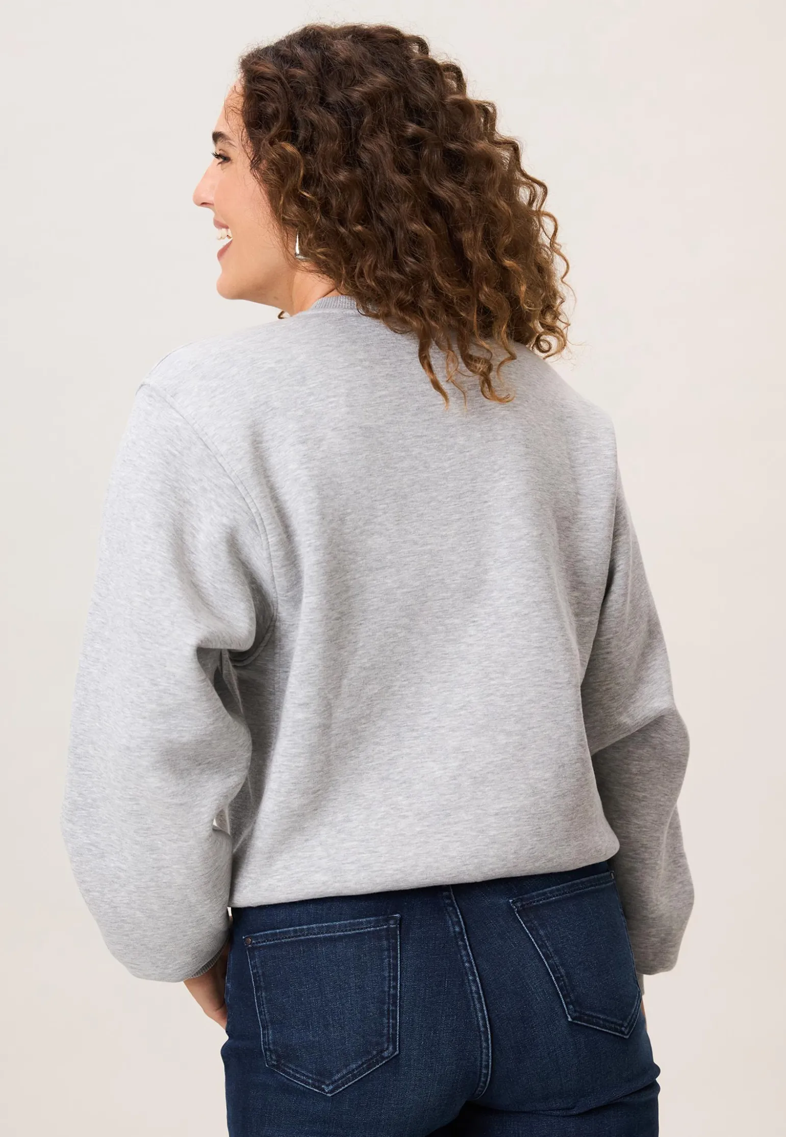 Clearance Miss Etam Sweater grijs Grey melange