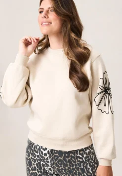 Hot Miss Etam Sweater licht zand Multi zand