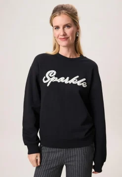 Online Miss Etam Sweater parel detail Zwart