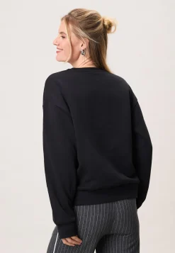 Online Miss Etam Sweater parel detail Zwart