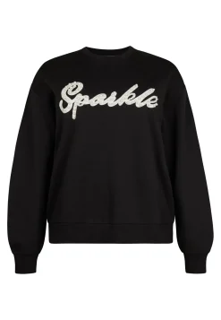 Discount Miss Etam Sweater parel detail Zwart