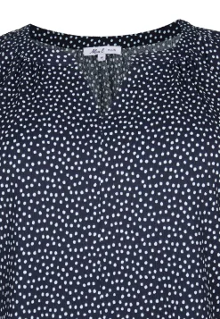 New Miss Etam Top print blauw Multi dark blue off white