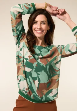 Best Miss Etam Top print groen Multi green