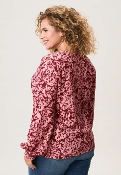 Miss Etam Top print rood Multi dark red