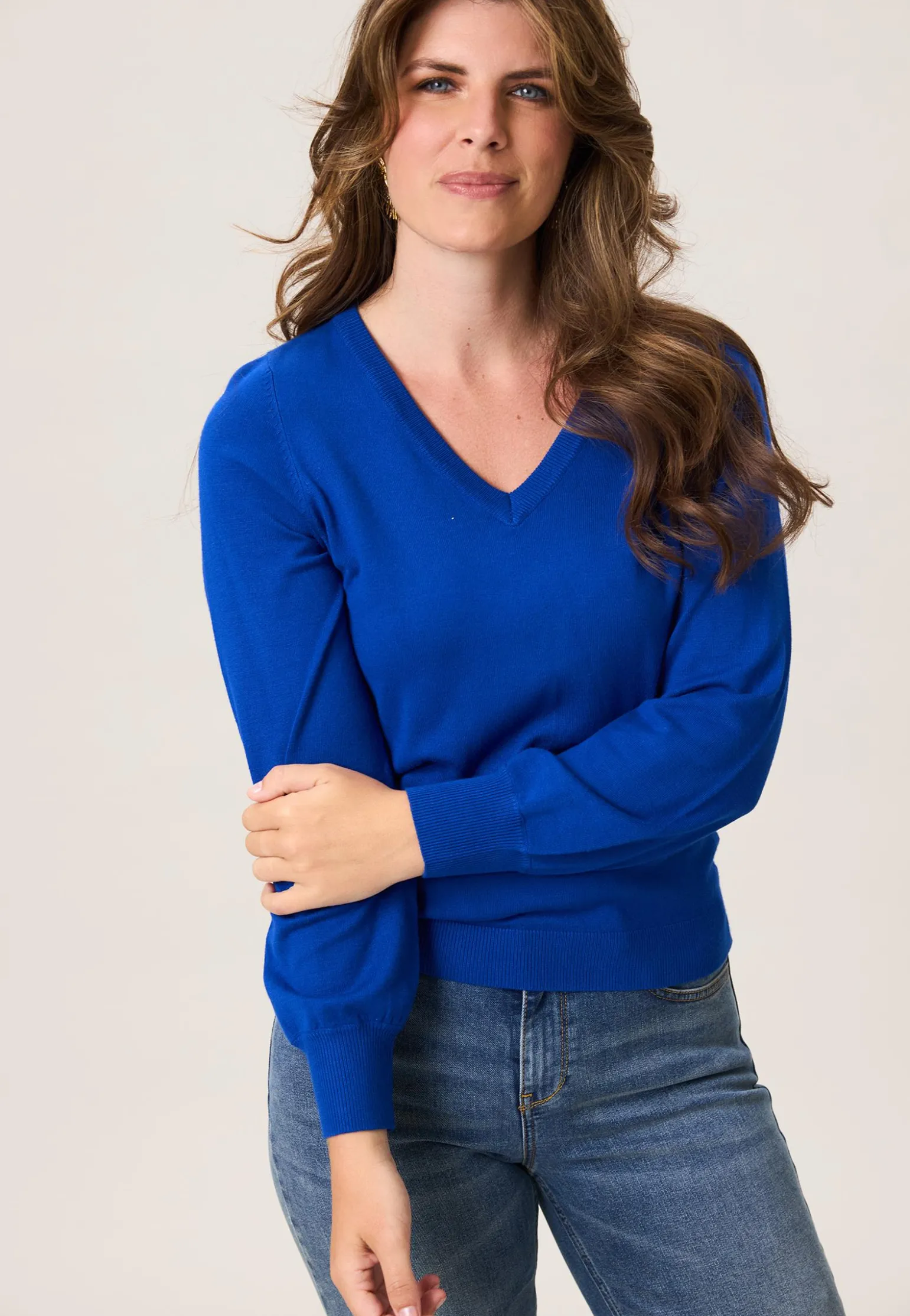 Online Miss Etam Trui blauw Kobaltblauw