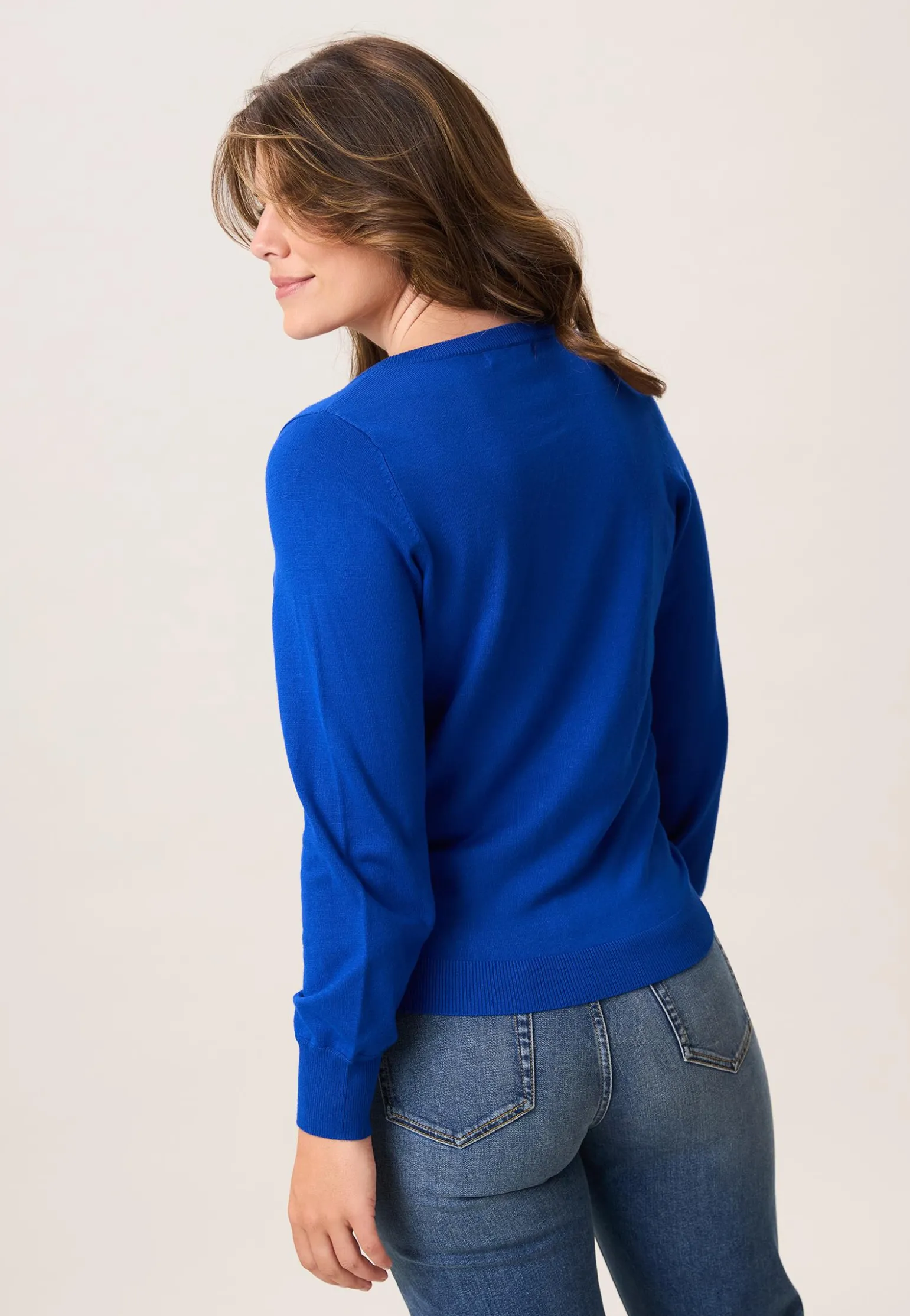Online Miss Etam Trui blauw Kobaltblauw