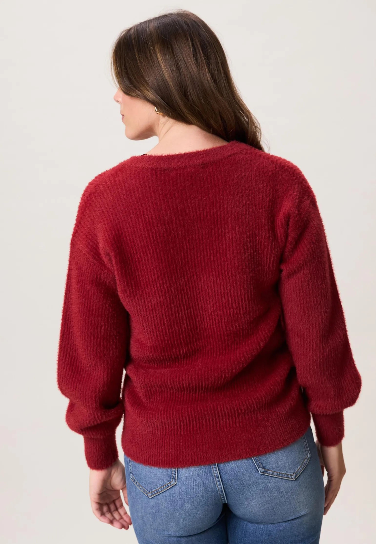 Clearance Miss Etam Trui donker rood Dark red