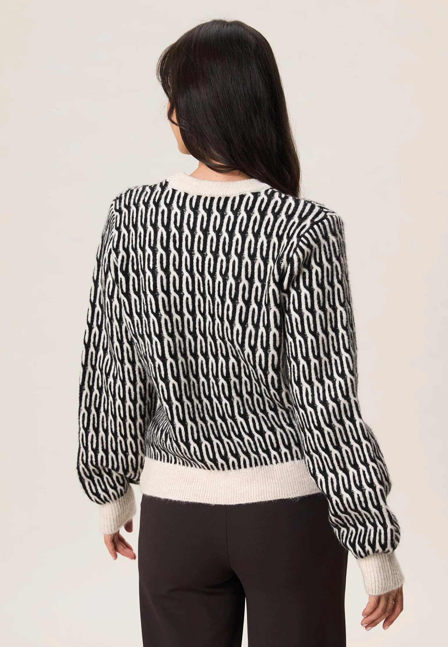 Clearance Miss Etam Trui grafisch zwart wit Multi zwart