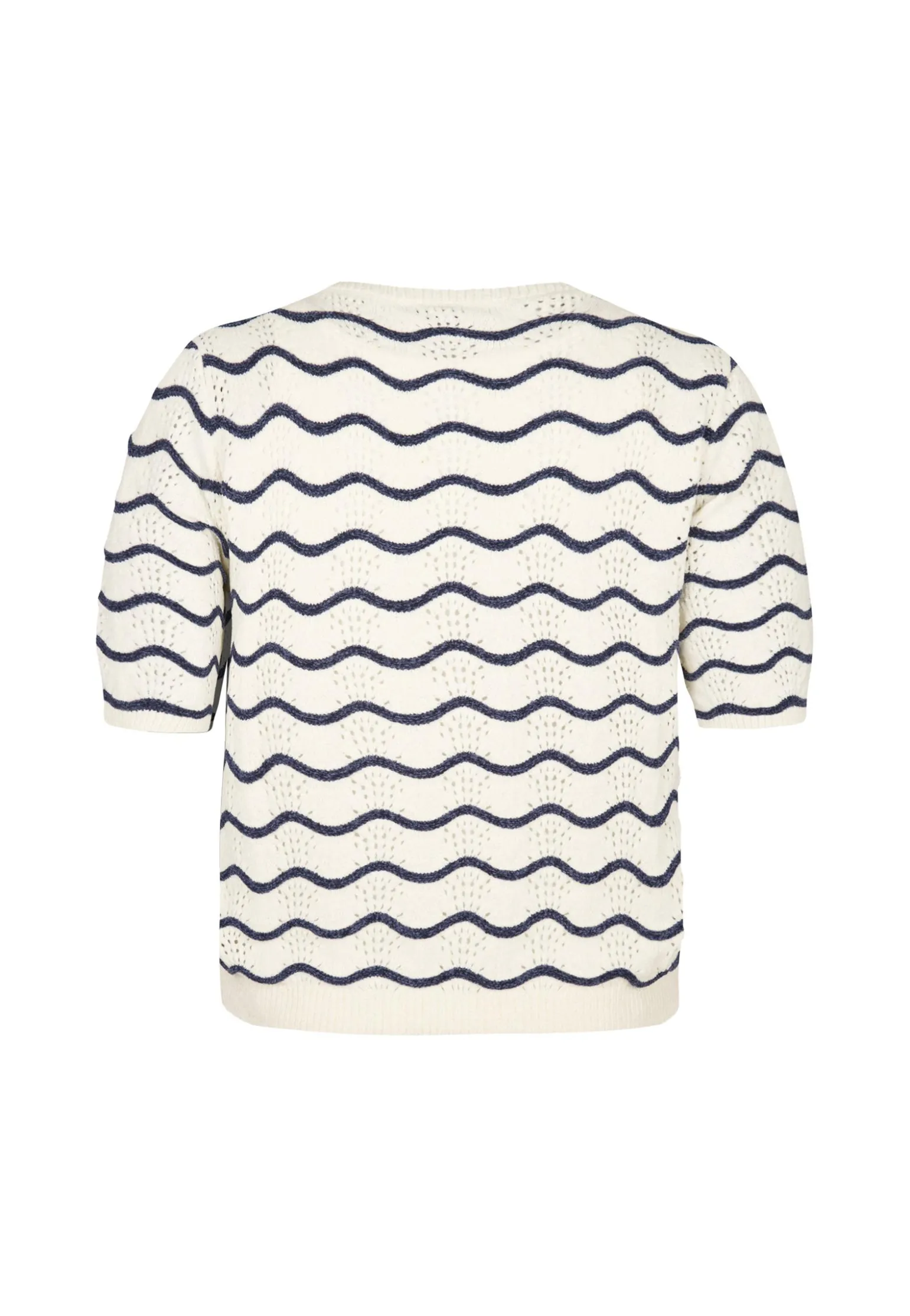 New Miss Etam Trui korte mouw print blauw Multi stone blue