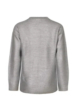 Online Miss Etam Trui metallic grijs Multi silver