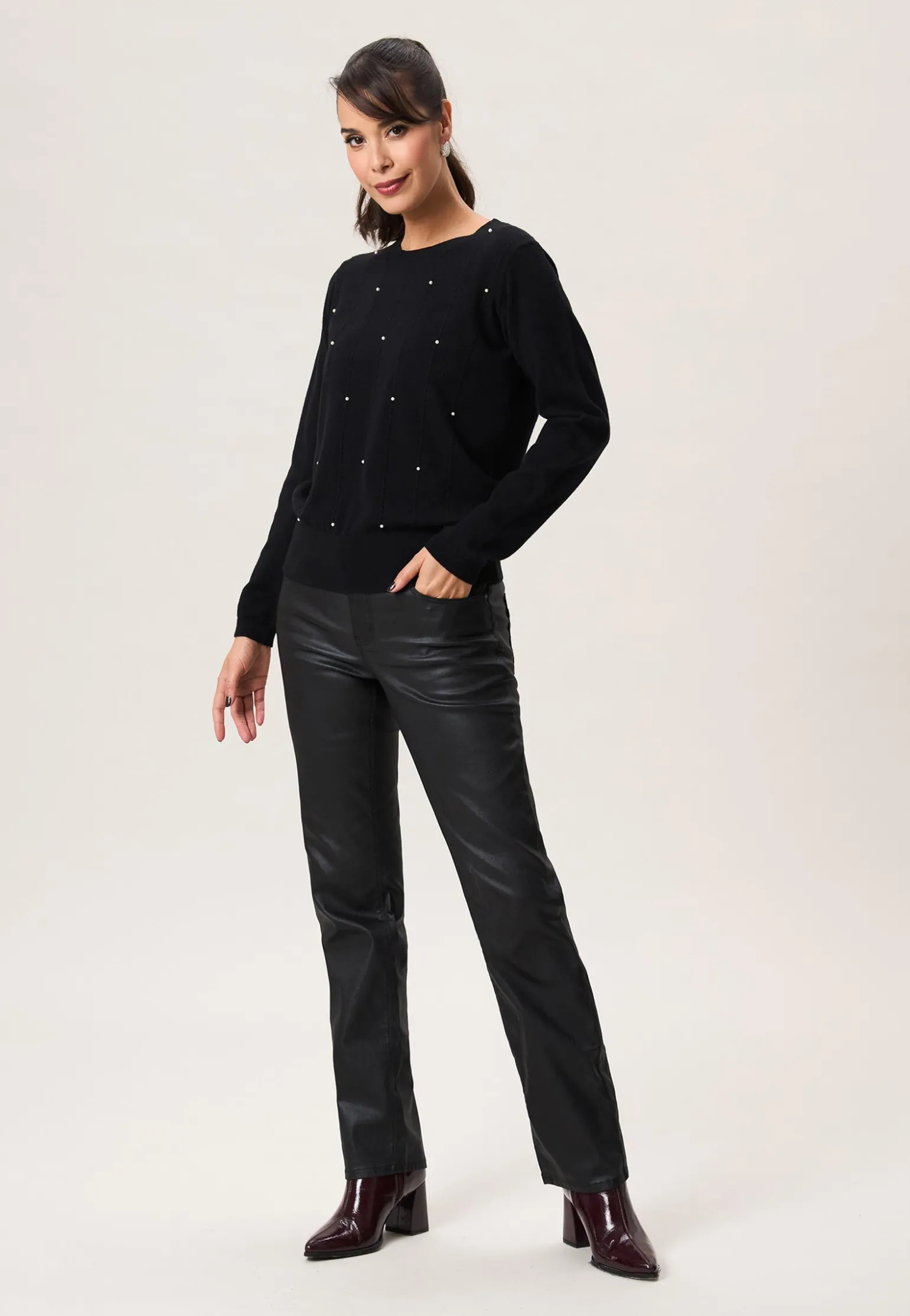 Clearance Miss Etam Trui parels Zwart