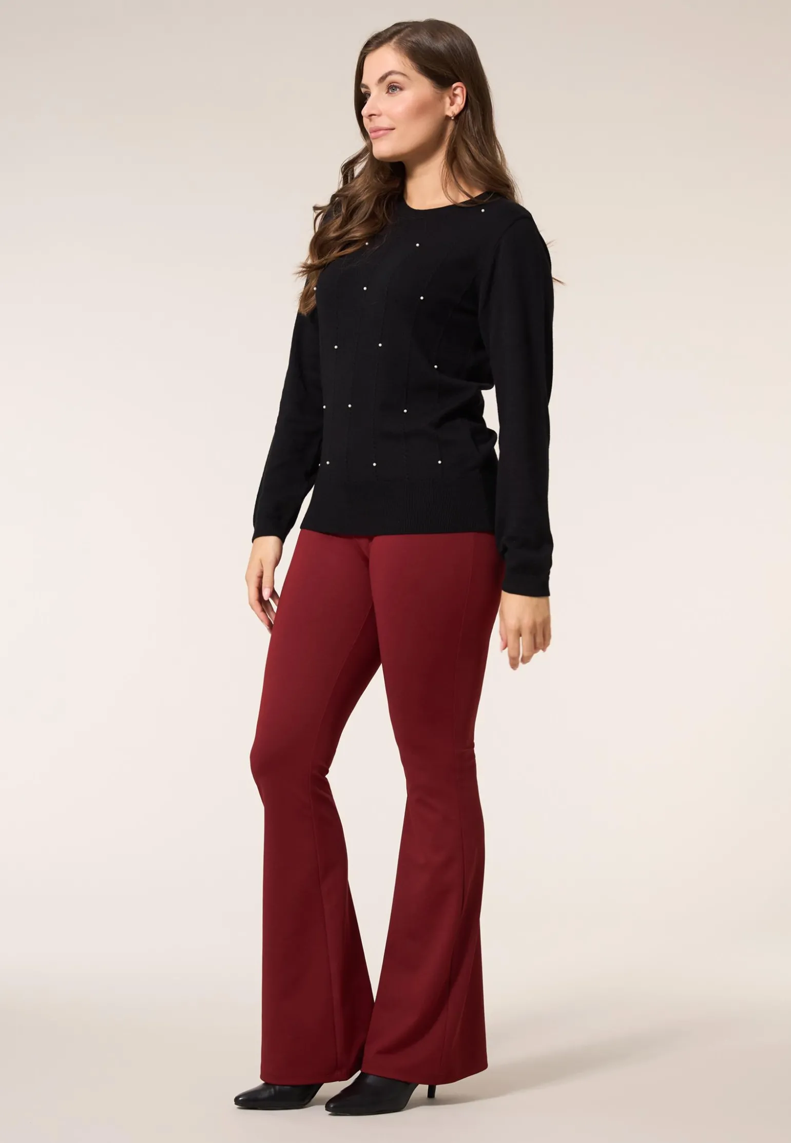 Online Miss Etam Trui parels Zwart