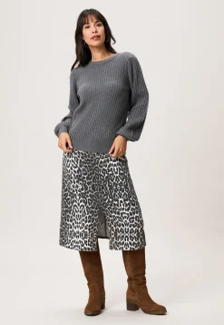 New Miss Etam Trui rib grijs Grey melange