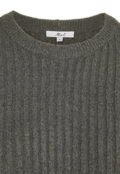 New Miss Etam Trui rib grijs Grey melange
