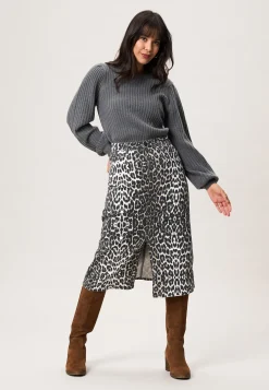 New Miss Etam Trui rib grijs Grey melange