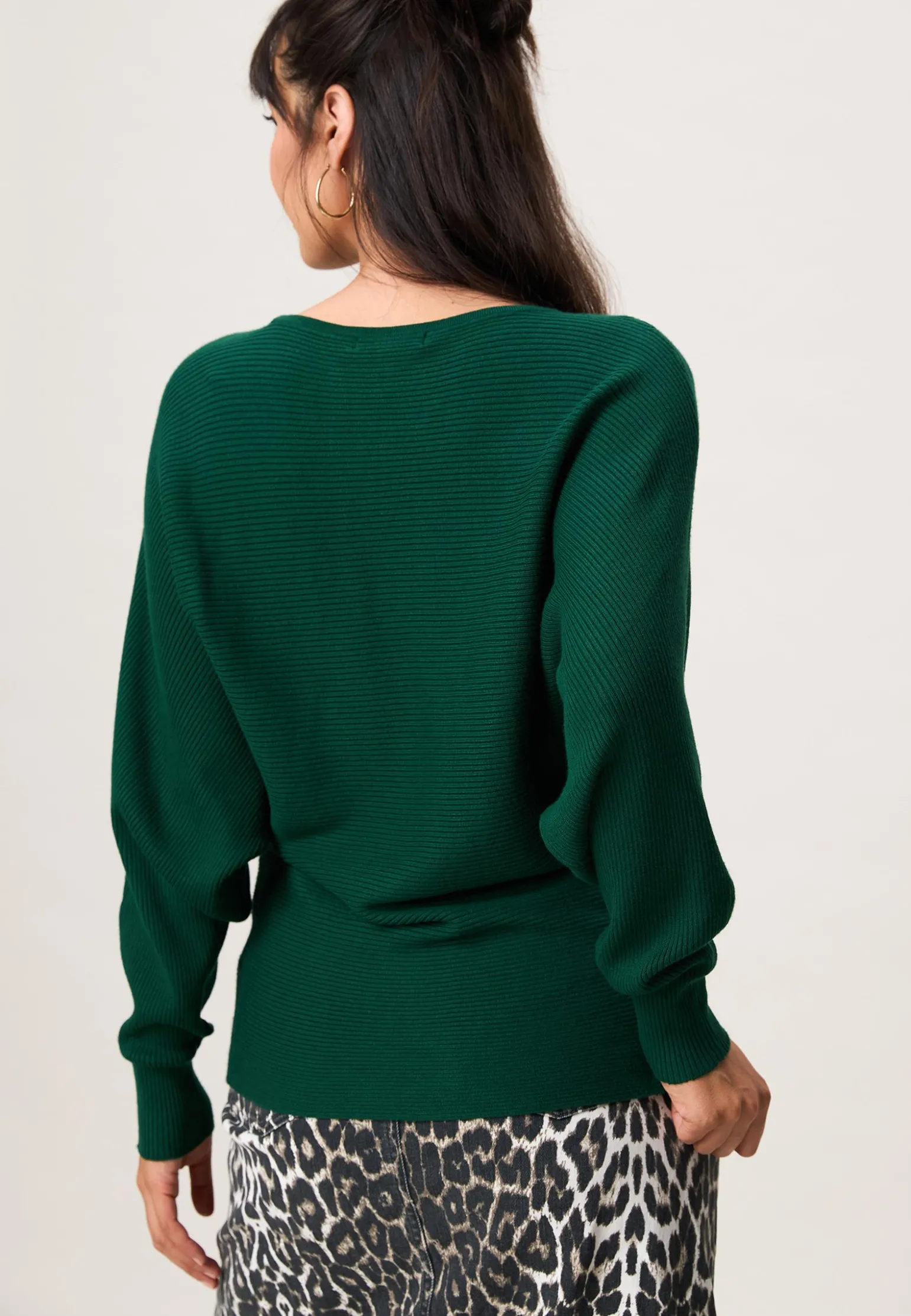 Miss Etam Trui rib groen Pinegreen