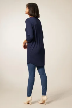 Miss Etam Tuniek 3/4 mouw blauw Donkerblauw