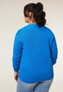Outlet Miss Etam Vest kort blauw Blue