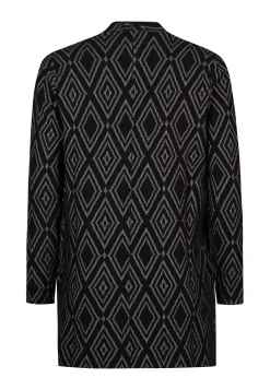 Outlet Miss Etam Vest print zwart Multi zwart