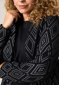 Clearance Miss Etam Vest print zwart Multi zwart