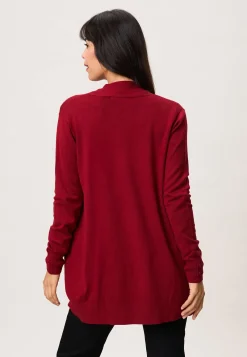 New Miss Etam Vest rood Dark red