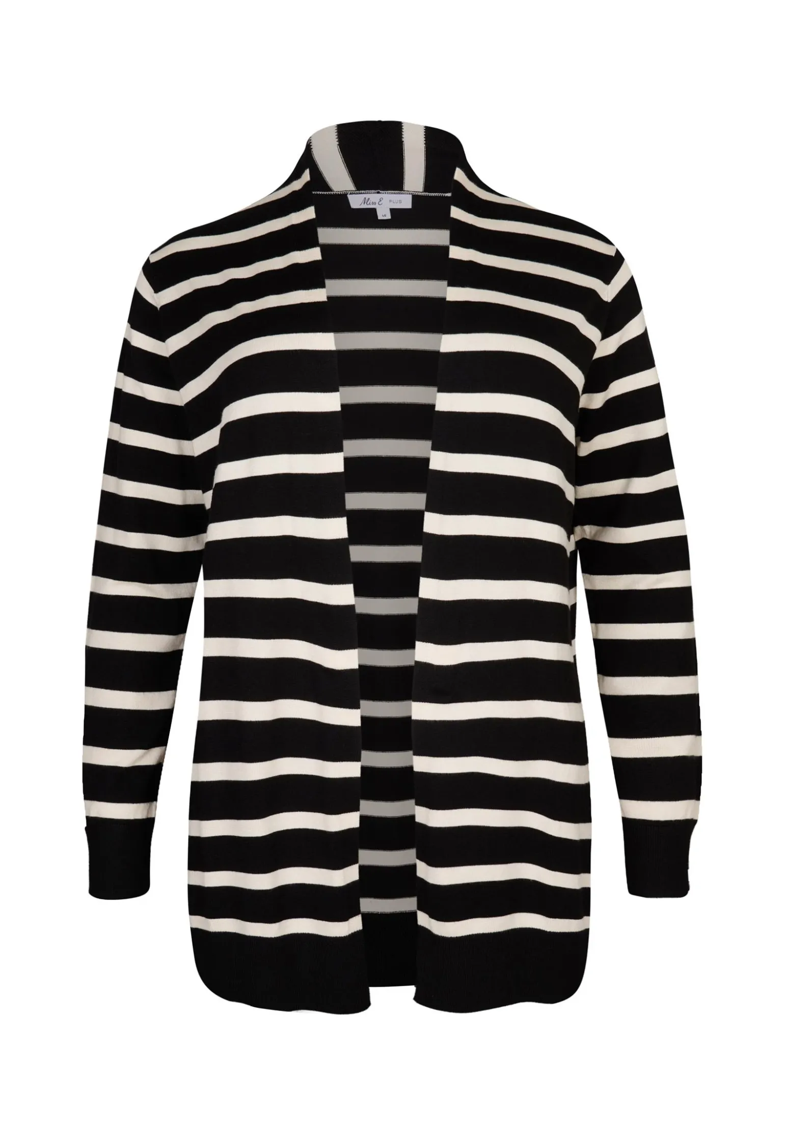 Miss Etam Vest strepen zwart Multi zwart